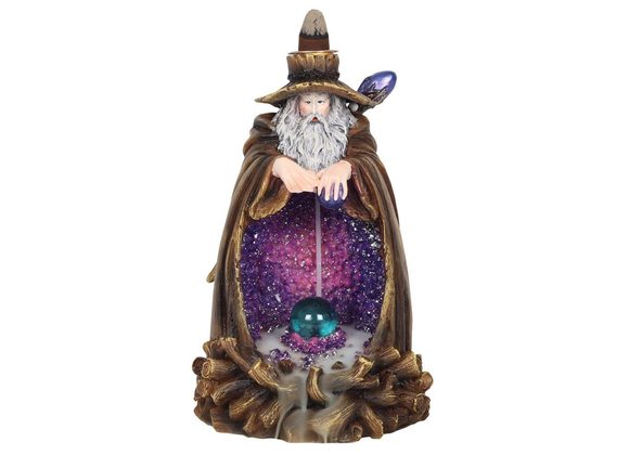 Wizard Backflow Incense Burner with Light