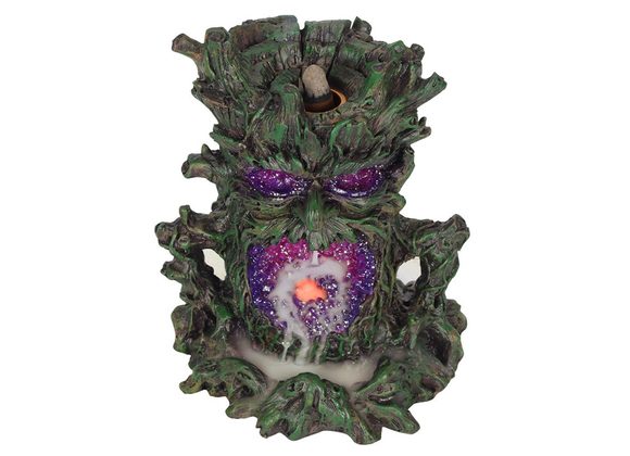 Dark Tree Man Backflow Incense Burner with Light