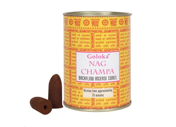 Goloka Nag Champa Backflow Incense Cones STOCK DUE 29/10/21