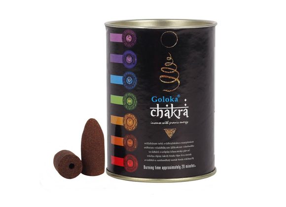 Goloka Chakra Backflow Incense Cones STOCK DUE 29/10/21