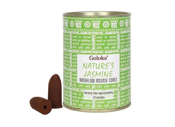 Goloka Jasmine Backflow Incense Cones STOCK DUE 18/11/21