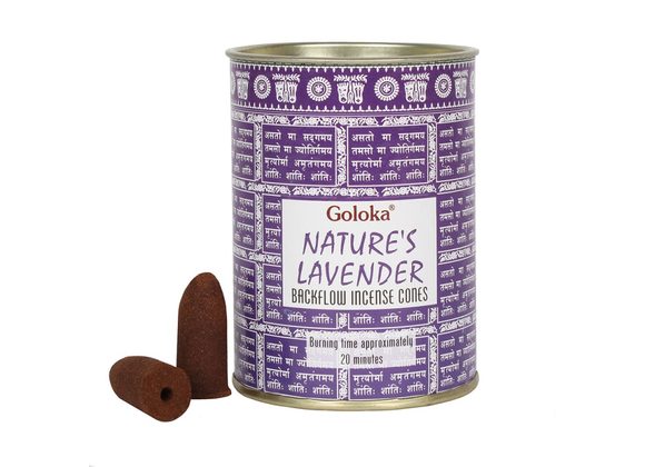 Goloka Lavender Backflow Incense Cones STOCK DUE 18/11/21