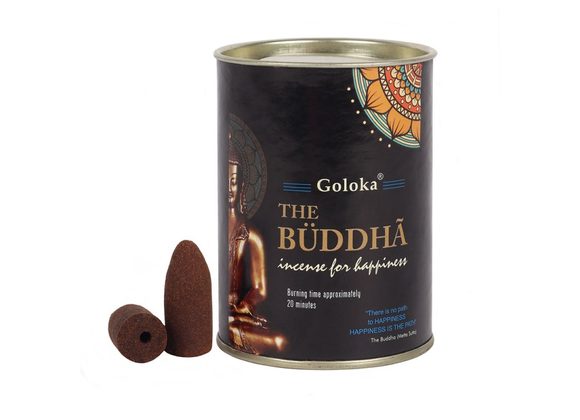 Goloka Buddha Backflow Incense Cones STOCK DUE 18/11/21