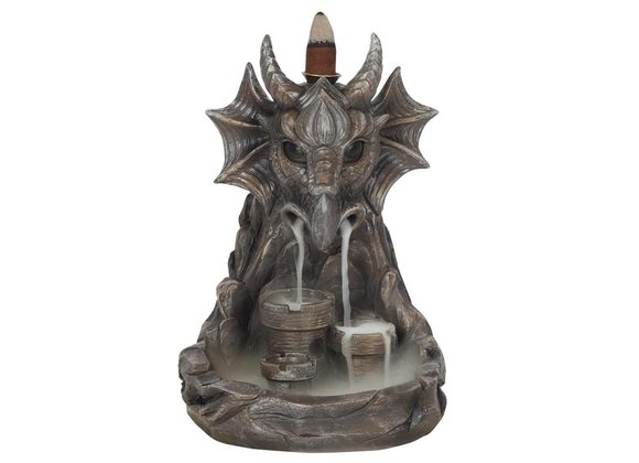 Grey Dragon Backflow Incense Burner STOCK DUE 10/11/21