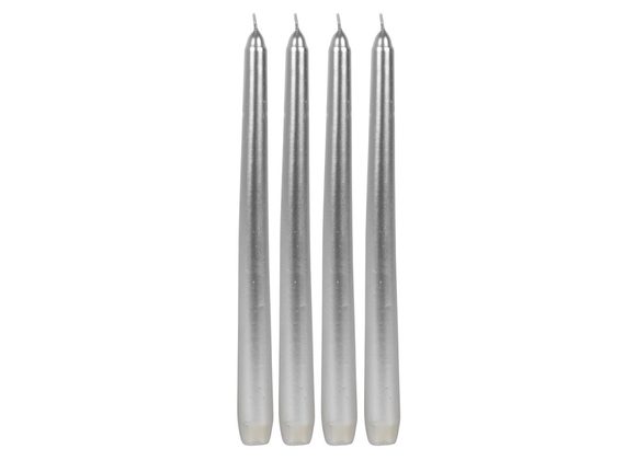 Silver Taper Candle Set STOCK DUE SOON