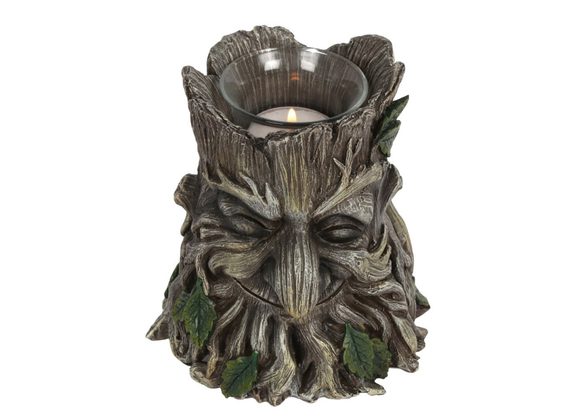 Green Man Candle Holder