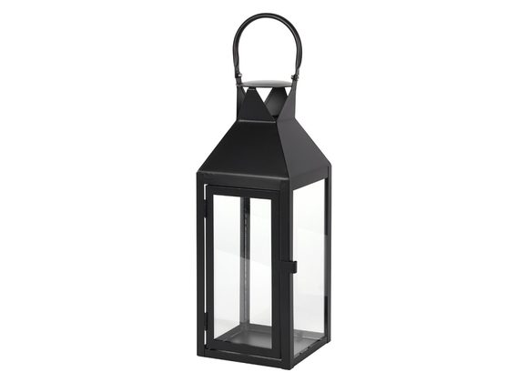 Large Matte Black Lantern RRP £35.99