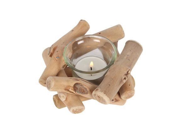 Small Single Driftwood Candle Holder STOCK DUE 30/11/21