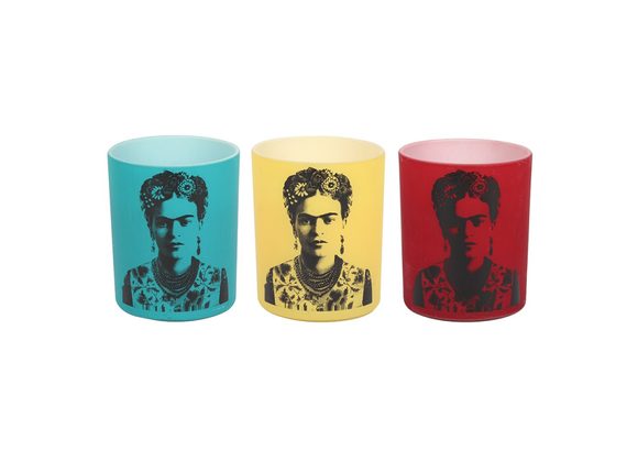 Frida Kahlo Scented Glass Candle STOCK DUE SOON