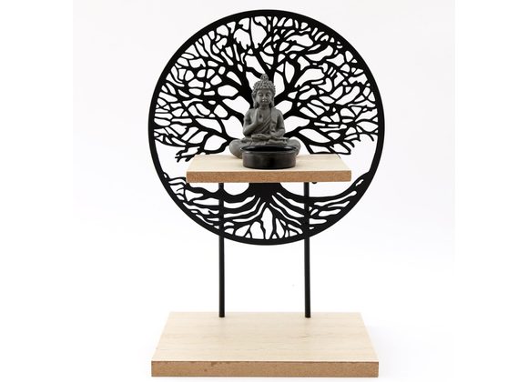 Tree of Life Buddha Candle Holder Ornament STOCK DUE 21/2/22