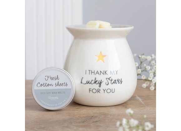 Lucky Stars Wax Melt Burner Gift Set