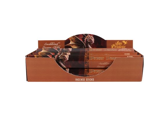 Pack of 6 Desert Dragon Incense Sticks by Anne Stokes