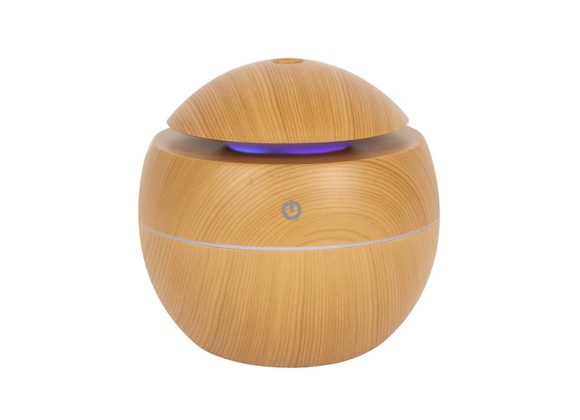 Small Round Wood Grain Aroma Diffuser