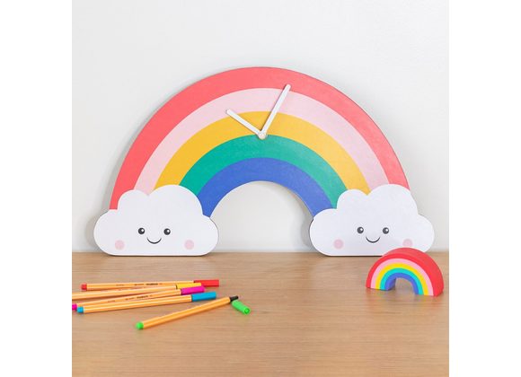 Rainbow Shaped Clock