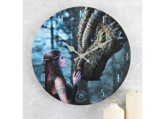 Once Upon a Time Wall Clock by Anne Stokes