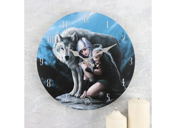 Protector Wall Clock By Anne Stokes