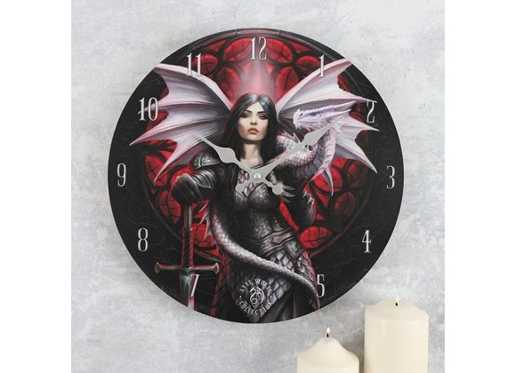 Valour Wall Clock by Anne Stokes