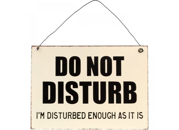 Do Not Disturb Sign