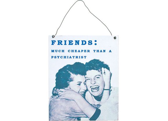 Friends Metal Sign