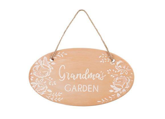 Grandma's Garden Terracotta Plaque