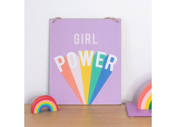 Girl Power Hanging Sign