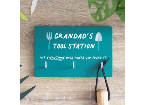 Grandad's Tool Station Wall Hook