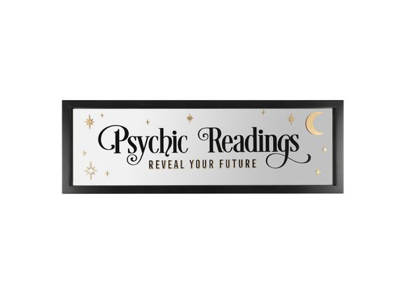 Psychic Readings Mirrored Wall Hanging