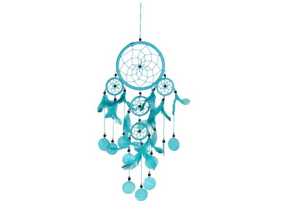 Medium Bright Turquoise Dreamcatcher