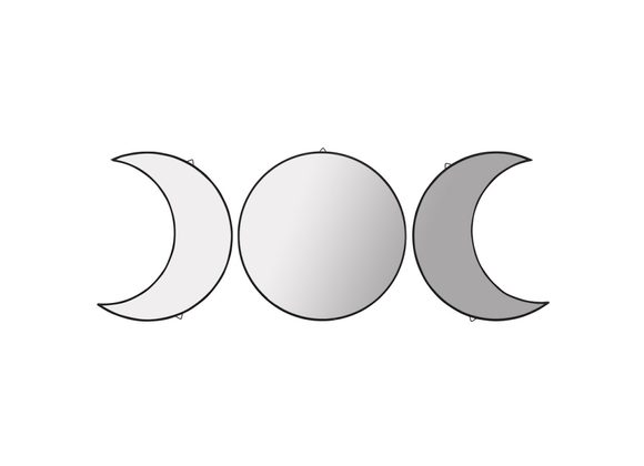 Triple Moon Mirror