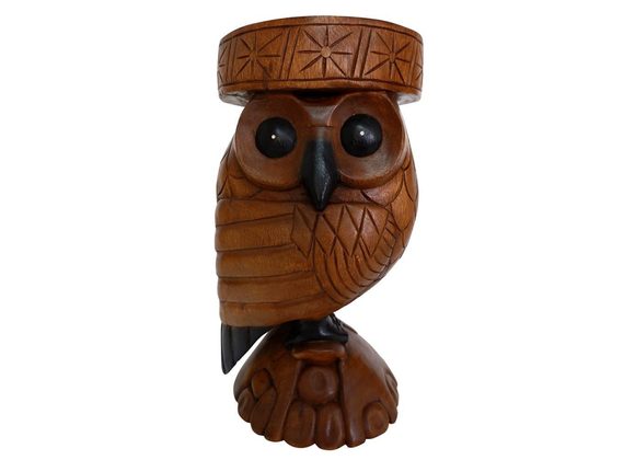 Wooden Carved Owl Stool RRP £149.99 STOCK DUE 30/10/21