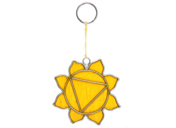 Solar Plexus Chakra Symbol Mini Suncatcher