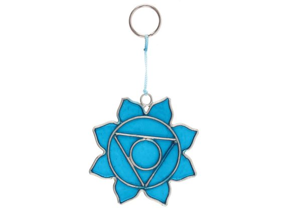 Throat Chakra Symbol Mini Suncatcher