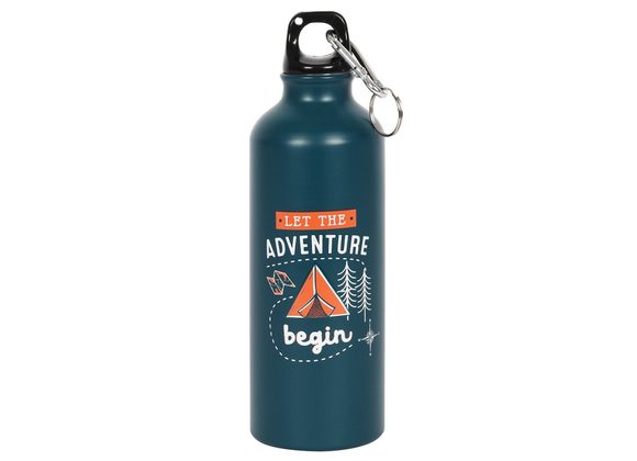 Dark Green 350ml Let The Adventure Begin Water Bottle