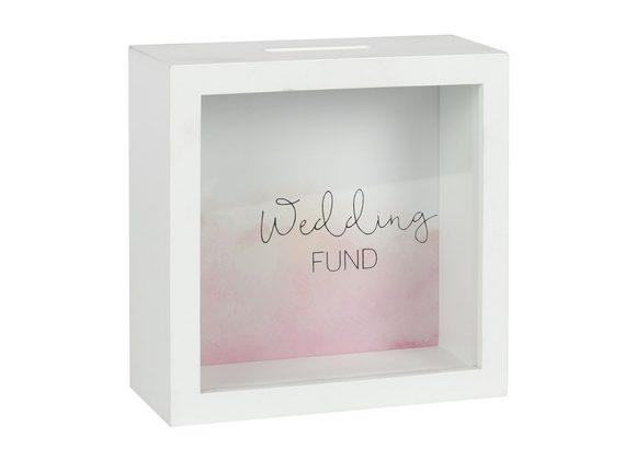 White Wedding Fund Money Box