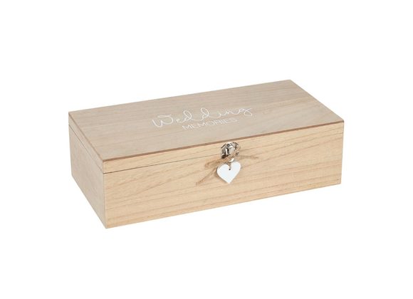 Wedding Memories Hinged Memento Box