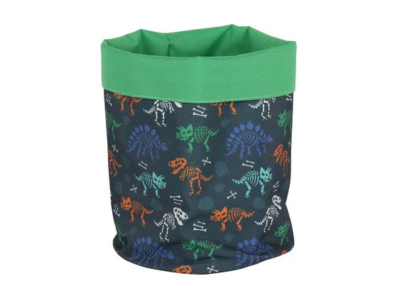 Green Dinosaur Toy Basket