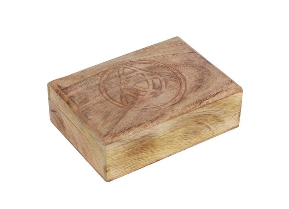 Wooden Triquetra Tarot Card Box RRP £19.99 STOCK DUE 30/10/21