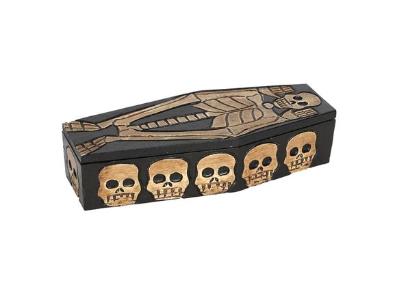 Wooden Skeleton Storage Box RRP £19.99