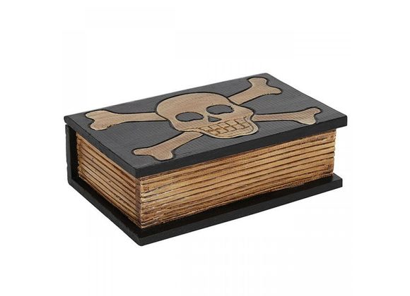 Wooden Skull and Crossbones Box RRP £19.99