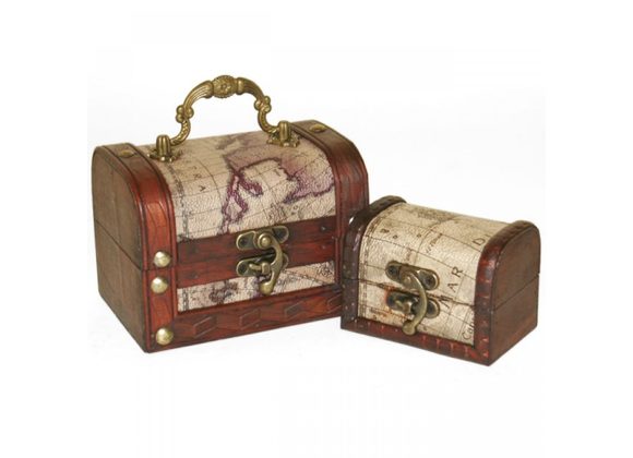 Set of 2 Map Chests