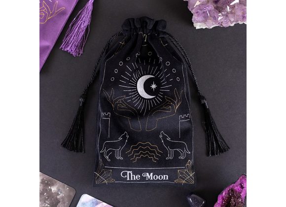 Moon Tarot Card Drawstring Pouch