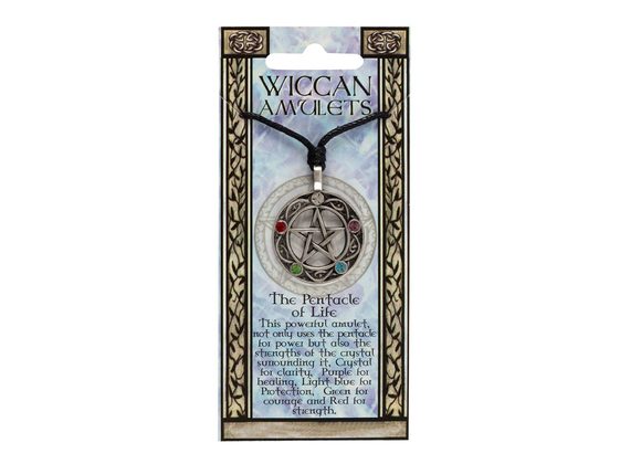 The Pentacle of Life Wiccan Amulet Necklace