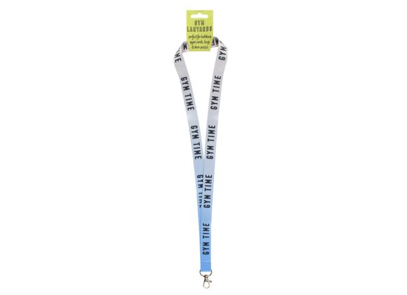 Gym Time Lanyard