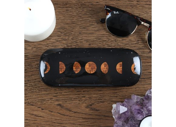 Moon Phases Glasses Case