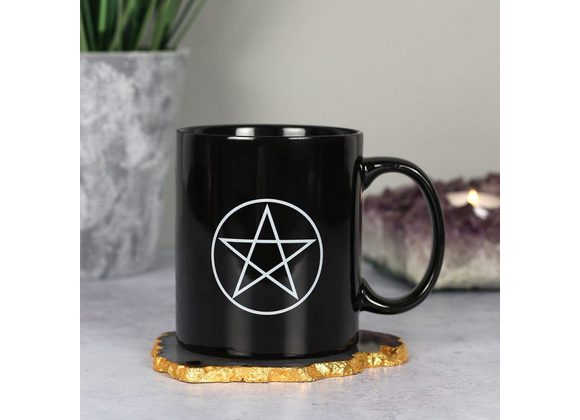 Pentagram Black Mug