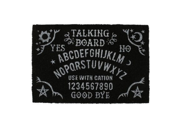 Talking Board Black Doormat STOCK DUE 24/2/22