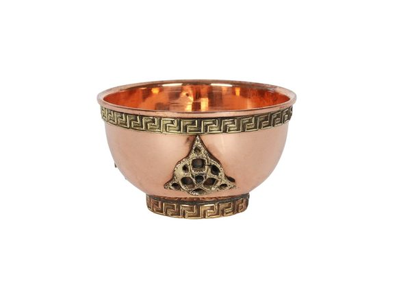 Triquetra Brass Offering Bowl