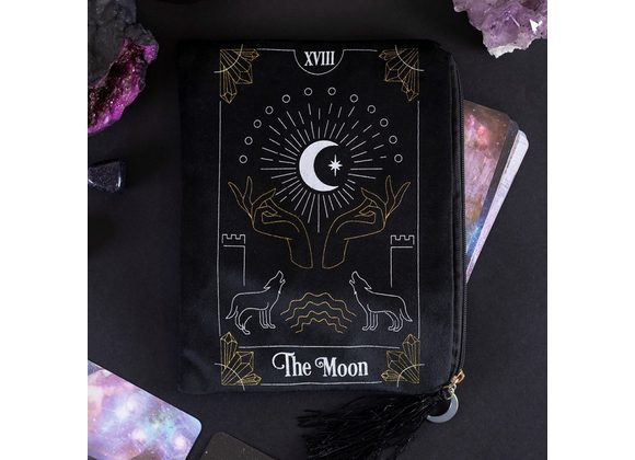 The Moon Tarot Card Zippered Bag