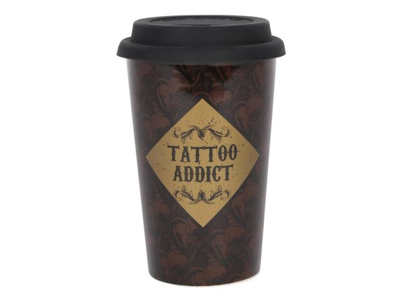 Tattoo Addict Travel Mug STOCK DUE SOON