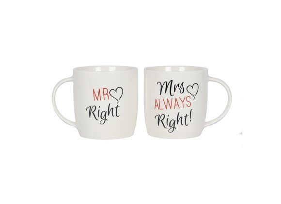 Mr & Mrs Mugs Set 2 STOCK DUE SOON